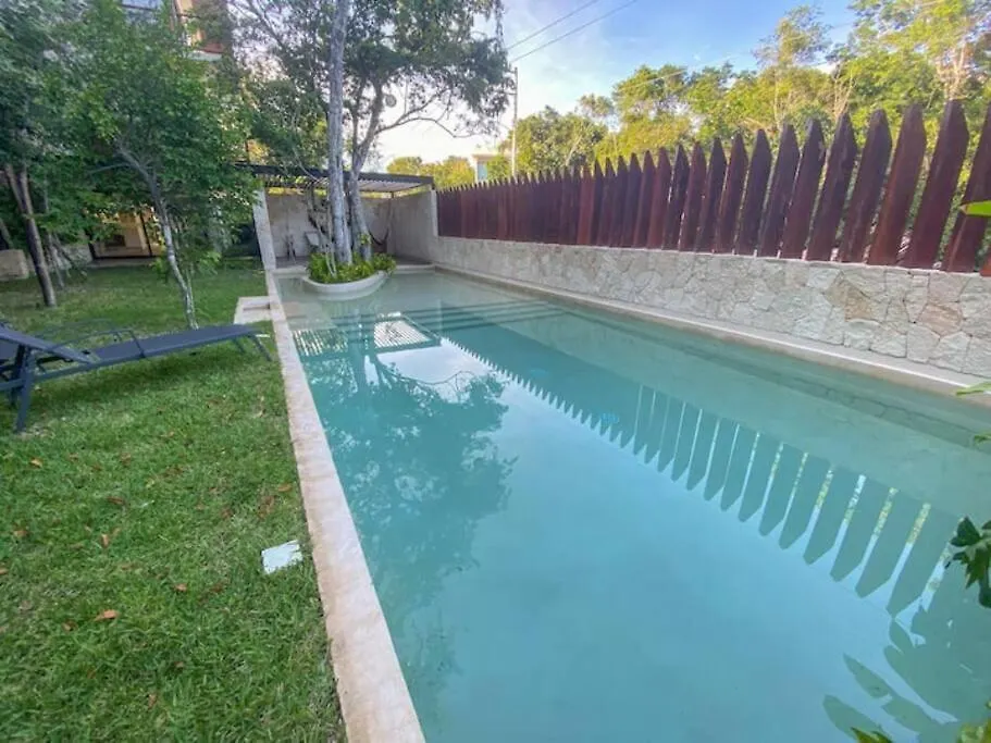Villa Loft increíble king size Alberca infinita,Gym en medio de la selva Tulum Сasa de vacaciones