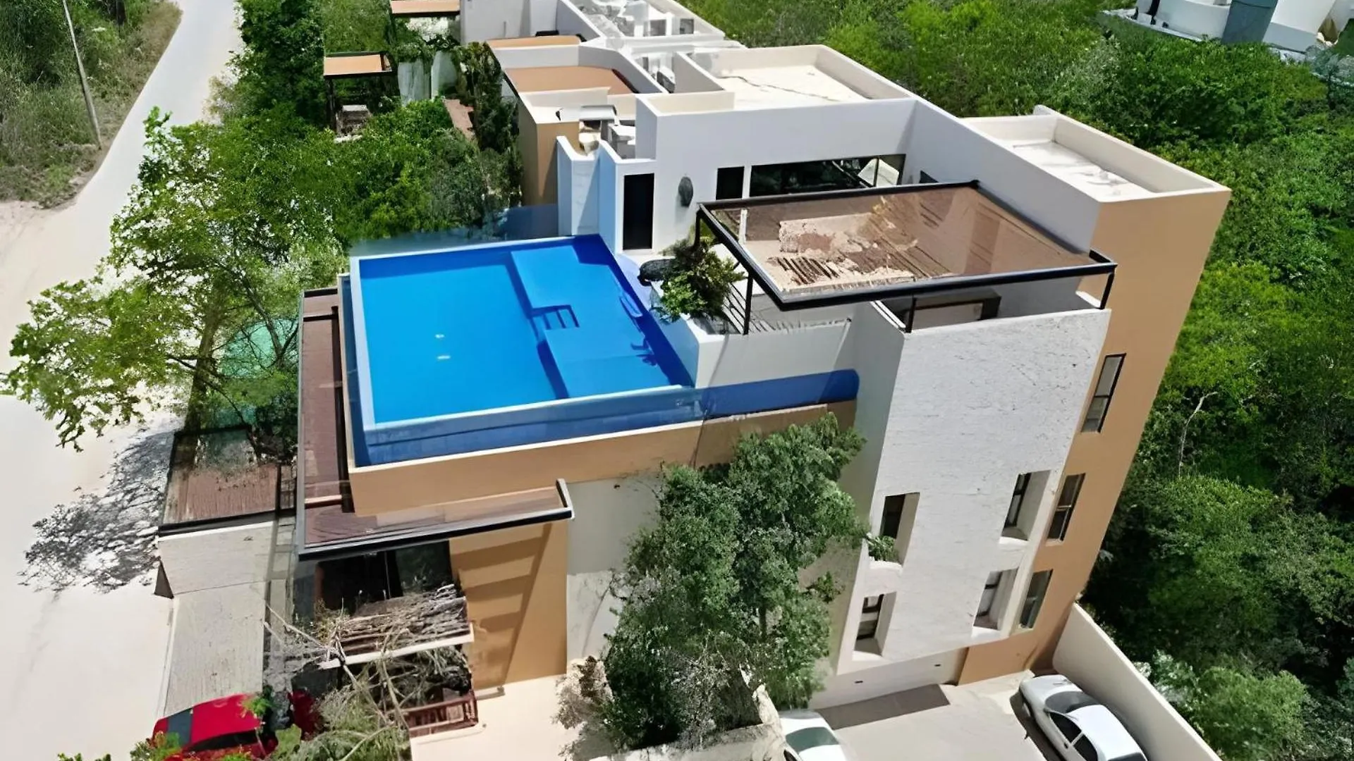 Сasa de vacaciones Villa Loft increíble king size Alberca infinita,Gym en medio de la selva Tulum